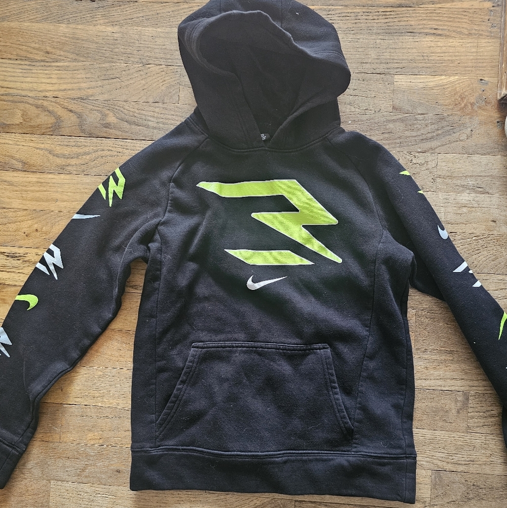 Nike 3Brand Hoodie with Neon Green Graphics